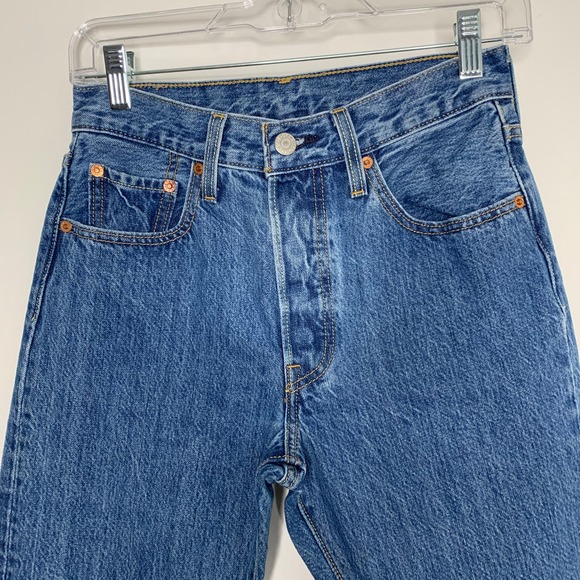 Levis Straight Leg Jeans Womens Size 25 Cw-4717 3629 - Picture 4 of 14